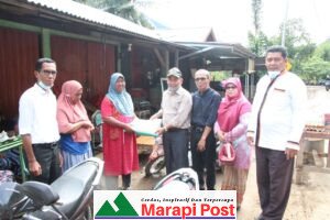 Rombongan Ketua DPRD Agam Tinjau Paska Bencana Tanjung Raya
