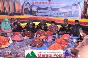 Bupati Agam Hadir Acara Batagak Pangulu, Dt Majo Kando Nagari Bawan