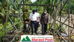 Jembatan Muara Mais dan Jembatan Pasar Silaping Ditinjau Wabup Pasbar