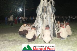 Kakwarcab 0317 Pasbar Pimpin Upacara Api Unggun PWC di Muaro Sasak