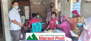 Di Gunung Tuleh, Pasaman Barat, Gebyar Vaksinasi Sistem Door to door