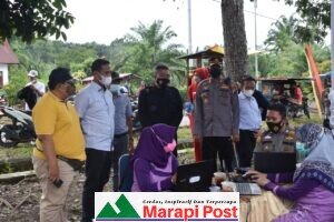 Pacu Vaksinasi, Polres Pasbar Tiap Hari Gerai Pada Berbagai Tempat
