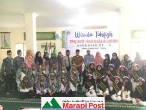 Bupati Agam Wisuda 21 Hafiz SDIT Djalaluddin Ampang Gadang