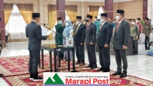 Bupati Solsel Lantik Pejabat Pratama dan Pejabat Eselon III
