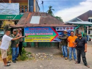 Kelompok Pemuda Nagari Manggopoh, Turut Kumpulan Dana Bantuan Gempa