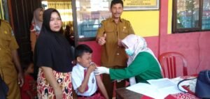 Vasinasi Usia 6-11 Tahun Di SD N 26 Kinali Berjalan Aman Dan Lancar