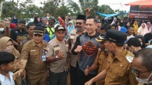 Ketum Partai Demokrat AHY Disambut Teriakan ‘Hidup Demokrat’