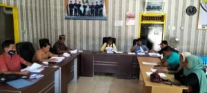 Pemnag Kinali Gelar Rapat Pembahasan APB Tahun Anggaran 2022
