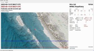 Gempa Jelang Subuh Senin, Juga Gocang Kepulauan Mentawai