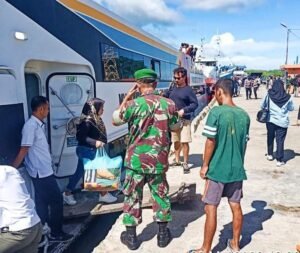 Mencegah Masuknya Covid-29, Makodim Mentawai Pam