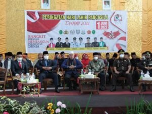 Bupati Pasbar Ikuti Peringatan Hari Lahir Pancasila Secara Virtual