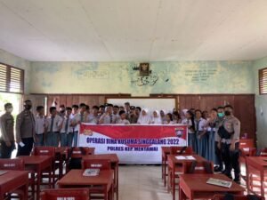 Bina Kusa Singgalang 2022, Sat Bimas Polres Mentawai Sosialisasi ke Sekolah-sekolah