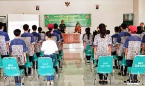 Temu Profesi, Dandim 0319 Mentawai Jamu Pelajar SMP PKBM Nets Sioban, Seleksi Masuk TNI Sejak Dini