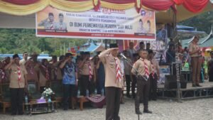 Ketua Kwarcab 0317 Pasaman Barat Risnawanto, Buka Lomba Tingkat 2