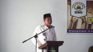 Wabup Pasbar Resmikan Musda DMI, Diharapkan Masjid Pasbar Terkelola