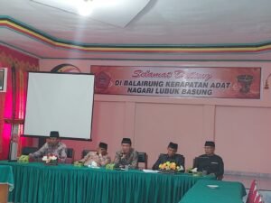 KAN Lubuk Basung Gelar Rapat, Bahas Dampak Pendirian Pabrik PT. KAMU