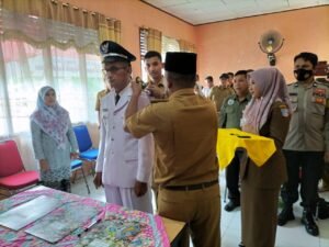 Camat Sasak Lantik dan Serahterimakan Jabatan Pj Wali Nagari Sasak