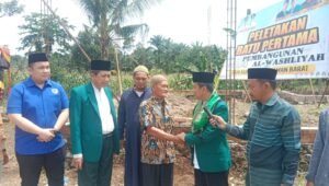 Ketua Umum PB Al-Washliyah, Letakan Batu Pertama Masjid  Al-Washliyah