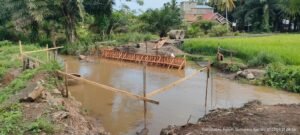 BPBD Agam Jamin, Pembangunan Jembatan Kampung Darek Selesai