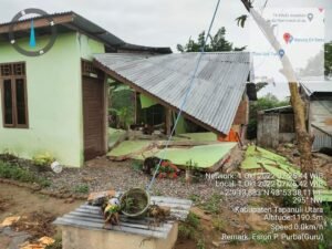 Tapanuli Utara Digoncang Gempa, 100 san Rumah Warga dan Fasum Rusak, Warga Terluka