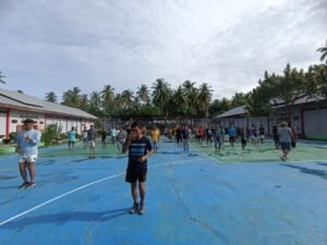 Menjaga Kesehatan, Lapas Kelas II B Lubuk Basung Senam Bersama Warga Binaan