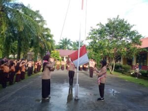 Warga Sekolah SD Negeri 14 Kinali Peringati Hari Kesaktian Pancasila