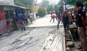 Jalan Masjid Sungai Agul Ditingkatkan Jadi Jalalan Cor Beton