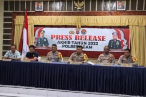 Kapolres Agam AKBP Ferry Ferdian SIK Gelar Press Release Tahun 2022