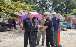 Santriawan dan Santriwati Ponpes Nurul Huda Uji Naik Tingkat Sabuk