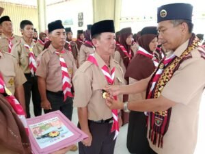 Pusdiklatcab Agam Lantik 67 Peserta KMD Group B Kwaran Palembayan