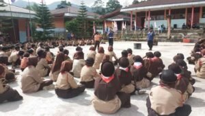 500 Pramuka Kwaran Malalak, Peroleh Pengetahuan Memadamkan Kebakaran