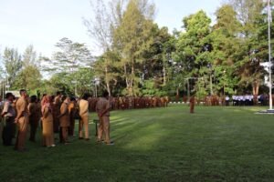 Apel Gabungan, Pelaksana BPBD, Dimpin Plt. Sekda Mentawai Rinaldi
