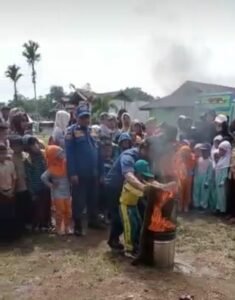 350 Murid TK dan Guru Gelar Puncak Tema Api Air dan Udara