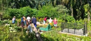 Jelang Ramadhan, Langgam Sepakat Ziarah, Bersihkan Pandam Pekuburan