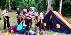 Gudep MTs Muhammadiyah Latiba Wakili Kwaran Matur Ikuti LT III Kwarcab Agam