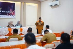 Bupati Pd. Pariaman Hadiri Sosialisasi Penetapan Dapil dan Alokasi Kursi
