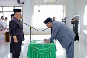 Bupati Pasaman Benny Utama Lantik 7 Pimpinan Tinggi Pratama Eselon II B