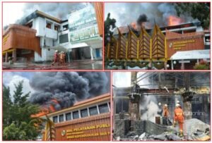 Kantor Mall Pelayanan Publik Pemko Pekanbaru Terbakar, Hingga Hangus