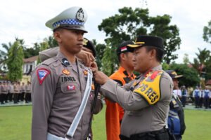 Jajaran Polres Pasaman Barat Gelar Apel Psukan Opsus Ketupat 2023