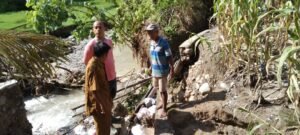 Wabup Pd. Pariaman Rahmang Tinjau Irigasi Bobol di IV Koto Aur Malintang