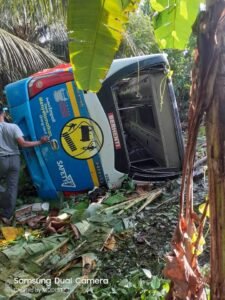Miris!, Microbus Kecelakaan Tunggal, Satu Balita Meninggal Dunia