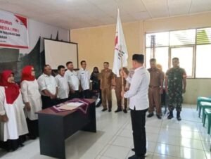 Ketua PMI Kabupaten Pasaman Sabar AS, Lantik Pengurus PMI Simpati