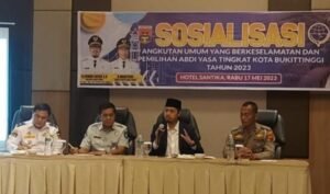 Wako Buka Sosialisasi Angkutan Kota Bukittinggi, Pemilihan Abdiyasa 2023