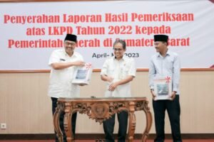 Bupati Pasaman Benny Utama Terima Penghargaan WTP dari BPK RI ke-10