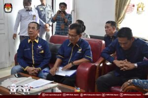 Perdana, KPU Agam Terima Pendaftaran Pengajuan Bacaleg Partai Nasdem