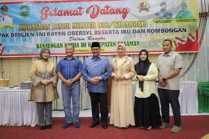 Kunjungan Kerja Danrem 032/ Wrb ke Pasaman, Disambut Hangat Bupati 