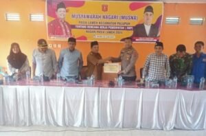 Kapolsek Palupuh dan Personil Diapresiasi Walinagari Pasia Laweh