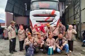 12 Kontingen KPN 2023 Kwarda 03 GP Sumbar ke Menuju Cibubur