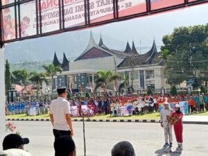 Wabup Pasaman Buka O2SN Tingkat Kabupaten di Halaman Kantor Bupati