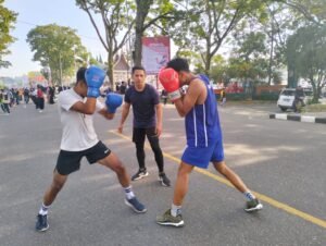 30 Atlit Sasana Tinju Jam Gadang Camp Bukittinggi Ikuti Latihan Rutin